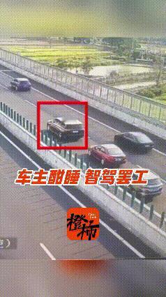 高速超车道突然停辆车！车主居然在里头呼呼大睡，全靠智驾撑着，结果智驾突然“罢工”