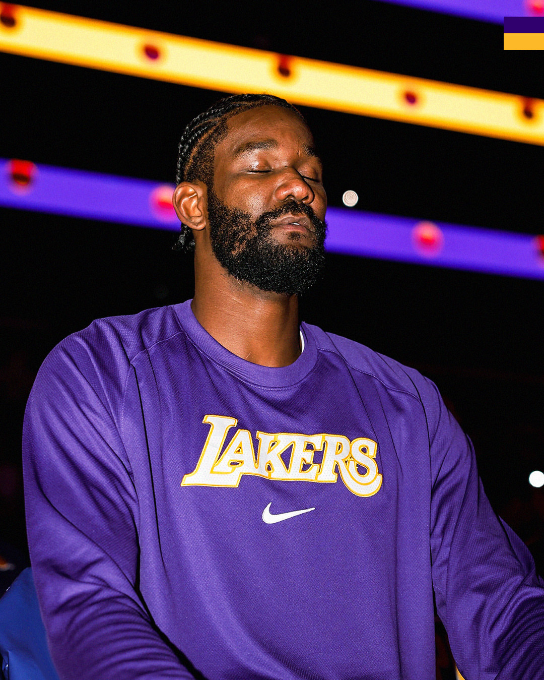 Composed, not complacent.湖人vs火箭湖人3比0火箭