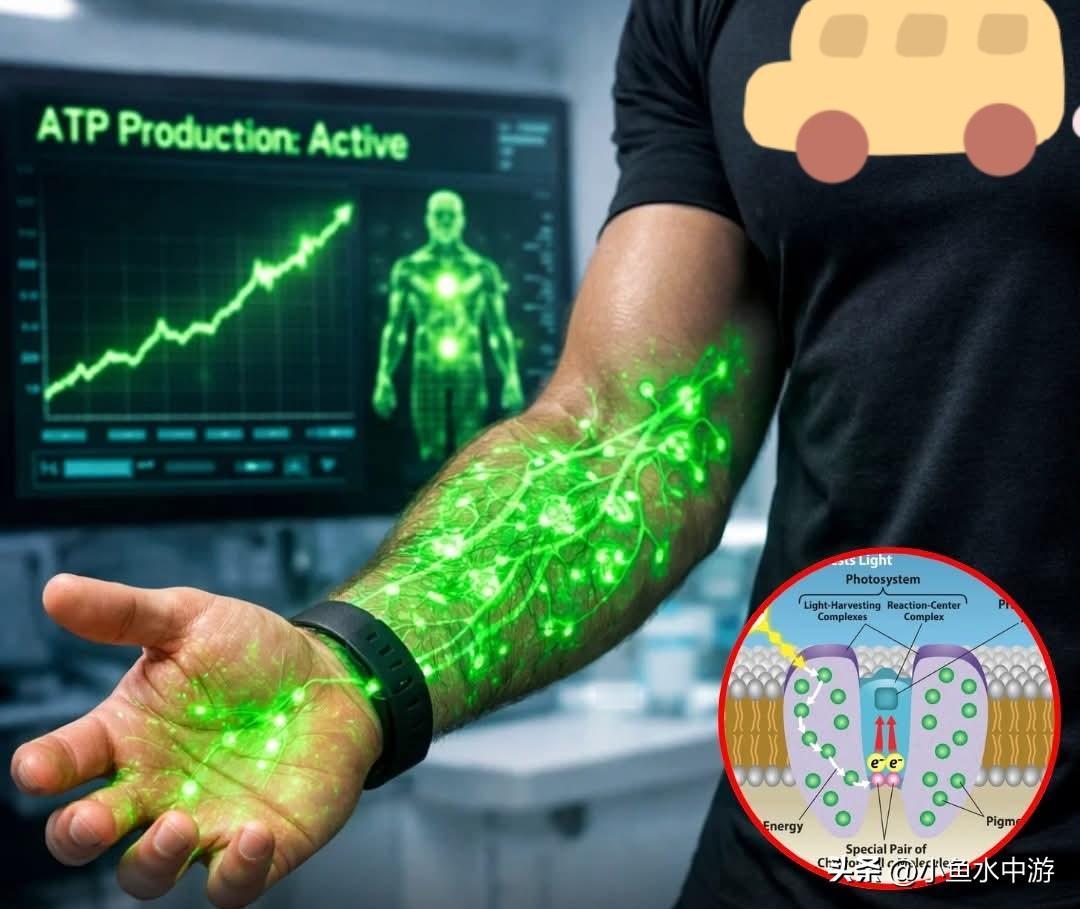 新闻头条宣称，全球多家实验室已研发出**“捕光细胞器”，可让人类完全不靠卡路里生