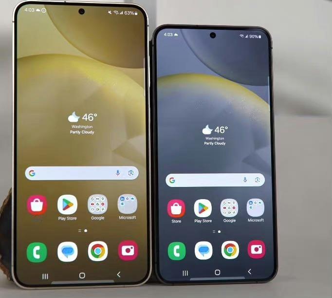Galaxy S24+/S24真机，这边框爽啊[馋嘴] ​​​
