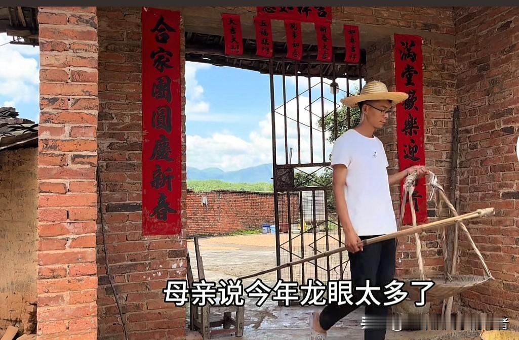 今天，唐尚珺更新了视频。视频里，唐尚珺说，快要开学了，家里面的龙眼大丰收，趁着还