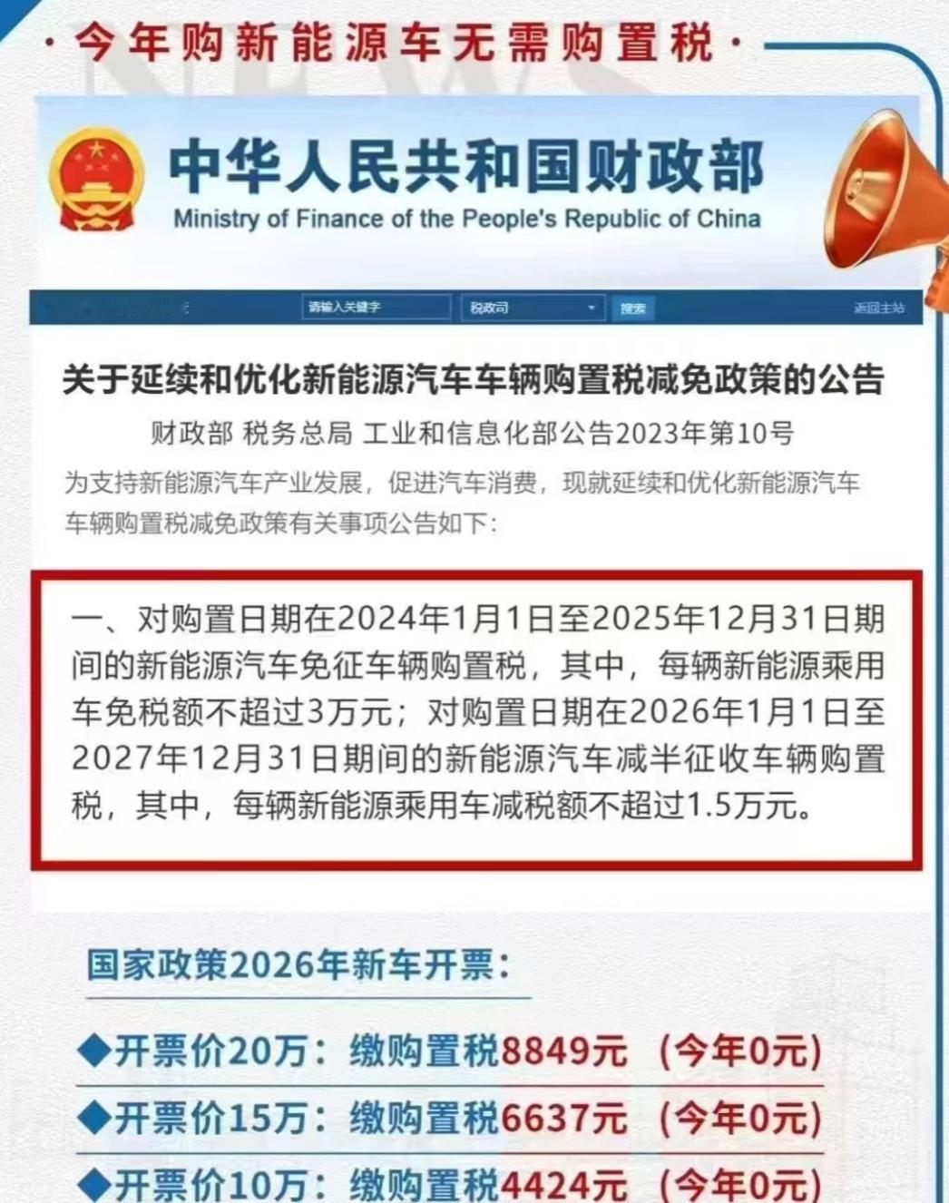 最近汽车行业又有新动向啦！2026年想买新能源车的话，钱包可能得多掏点了，你心里