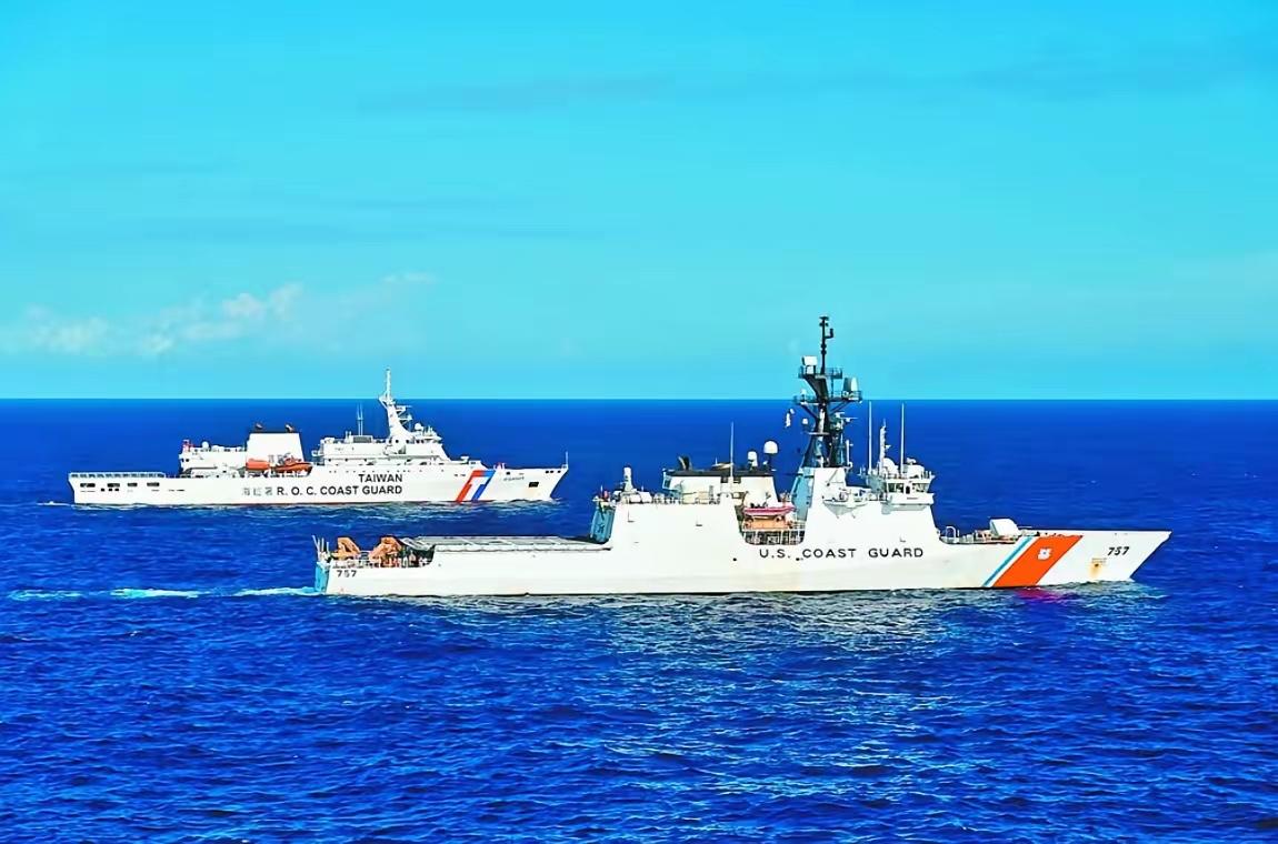 卢比奥刚说完“不同意”中国海警在台海巡逻，美在台协会AIT转头就甩出一张照片！