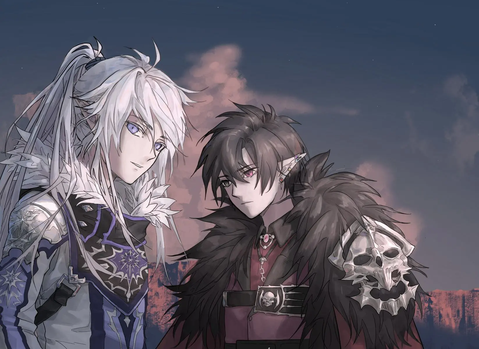 【DNF同人大赏：男魔法师】
男法大哥与二哥这气质太出众了∀ﾟ)ノ
（COLG画师：异国长毛猫