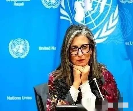 联合国里，终于来了个狠人。
一个叫阿尔巴内塞的女人，当着全世界的面，把一份报告直