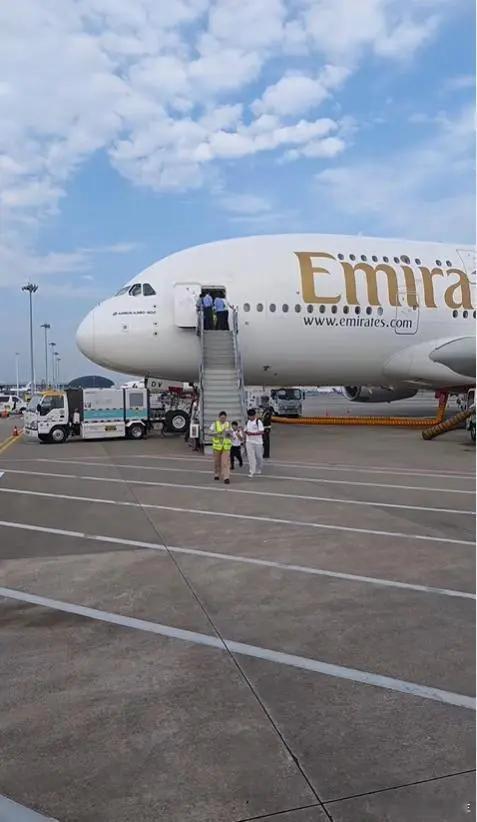 373人，一架A380，闷热机舱，10个小时。7月22日晚，阿联酋航空EK302