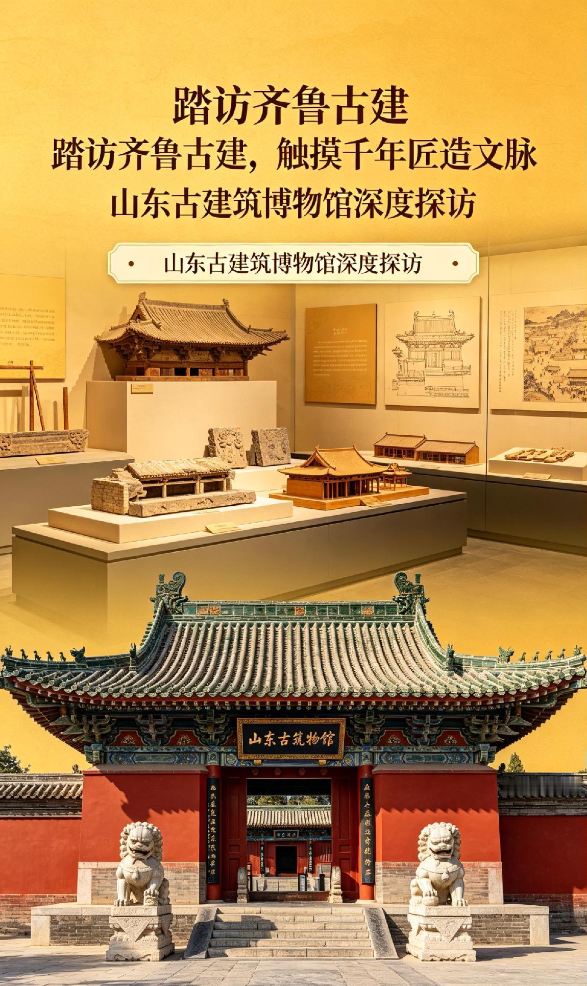 踏访齐鲁古建，触摸千年匠造文脉
山东古建筑博物馆深度探访
