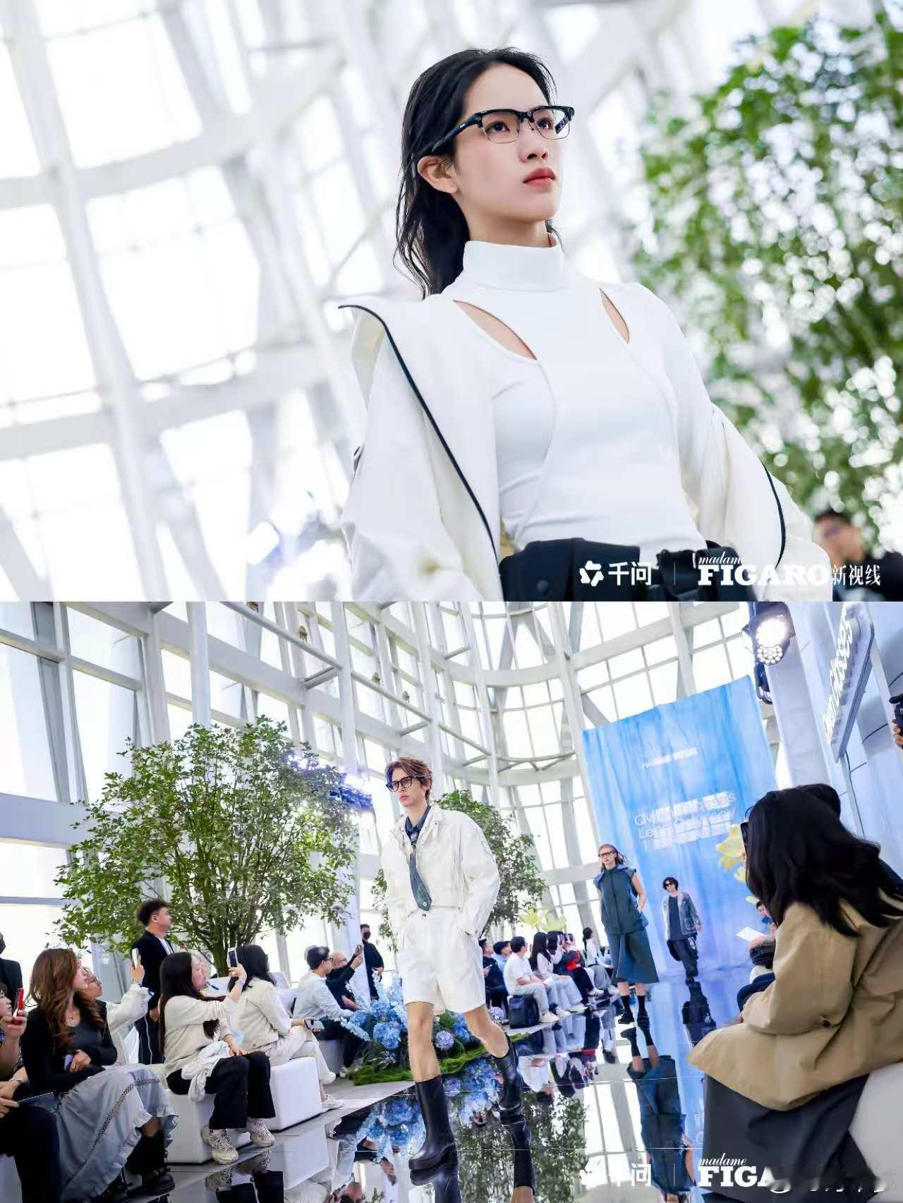 千问AI眼镜的T台首秀，联合费加罗时尚顶刊证明了：科技可以和时尚平起平坐。模特穿