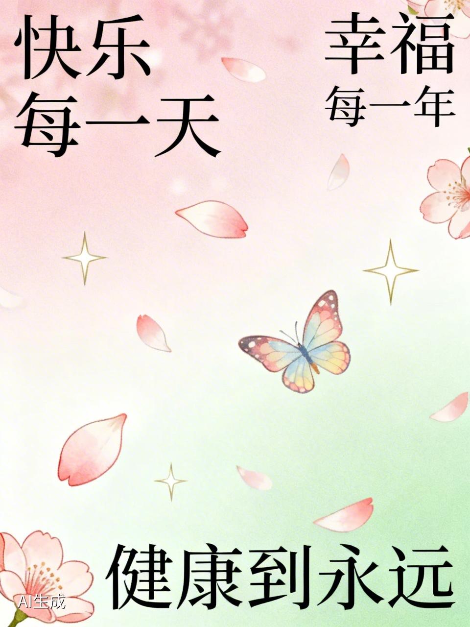 快乐每一天，幸福每一年，愿大家健康到永远，年年都能挣大钱，在美好春光里收获满满！