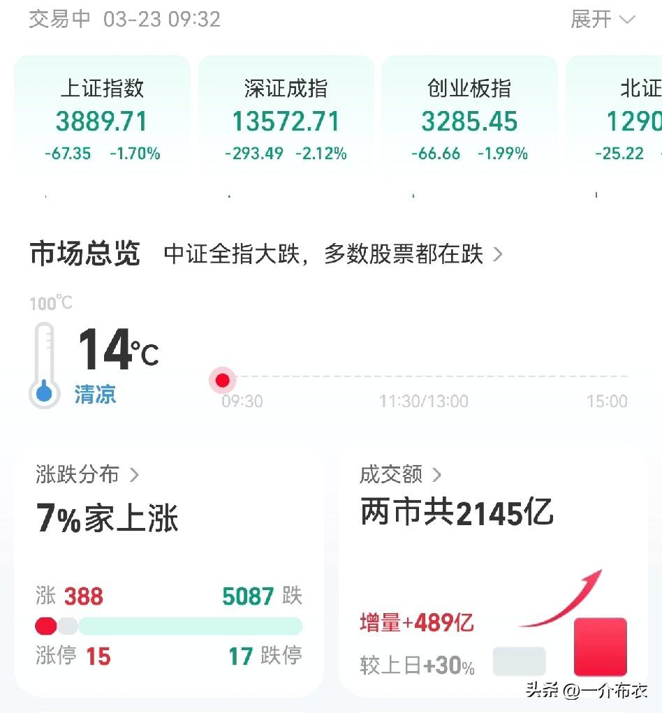 开盘即收盘。
这种走势，明显破位了。
现在机构、散户都在跑，情绪破位，踩踏开始。