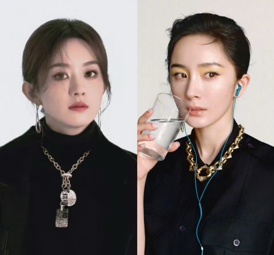 赵丽颖这是和杨幂撞造型了吗？两个人怎么又同款了？ 