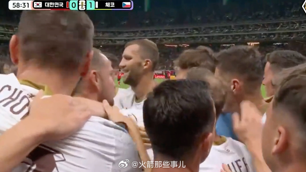 玄学！真的玄学！！！捷克头球破门1-0领先！！！世界杯韩国vs捷克