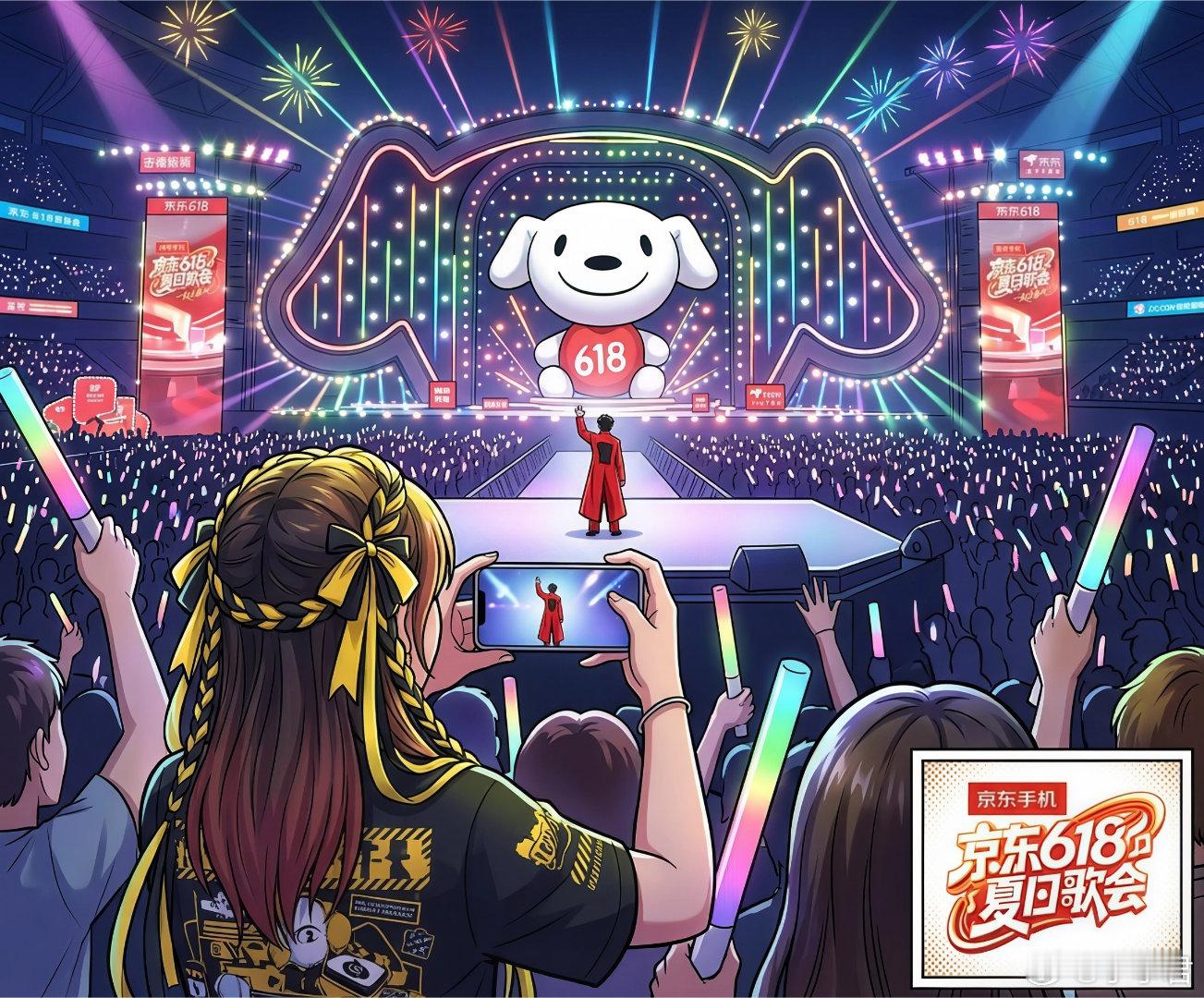 刘宇宁再唱平凡的日子借一点光 ✨京东618夏日歌会 又是一年京东618夏日歌会，