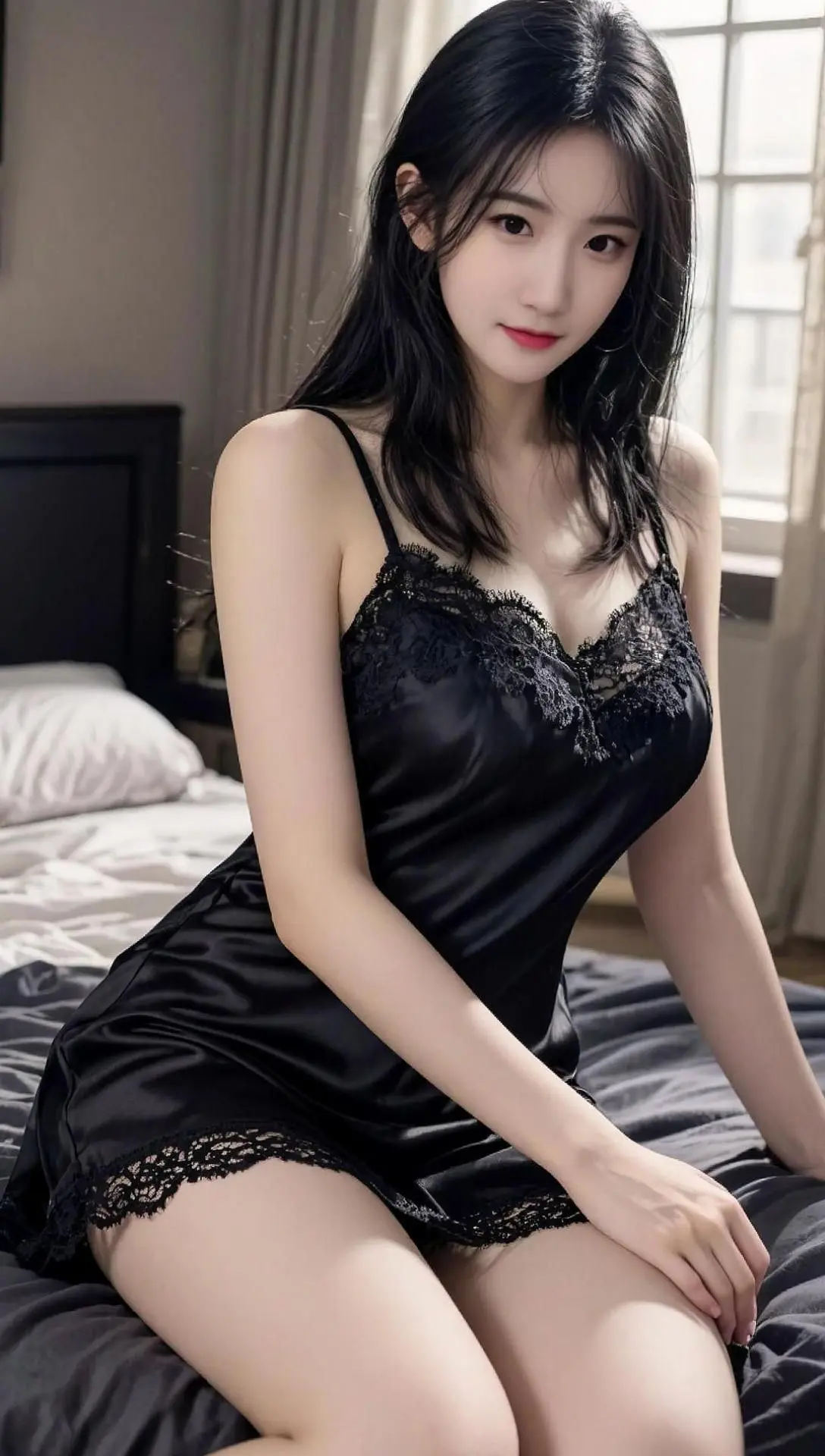 AI丝质睡衣写真 ai创作