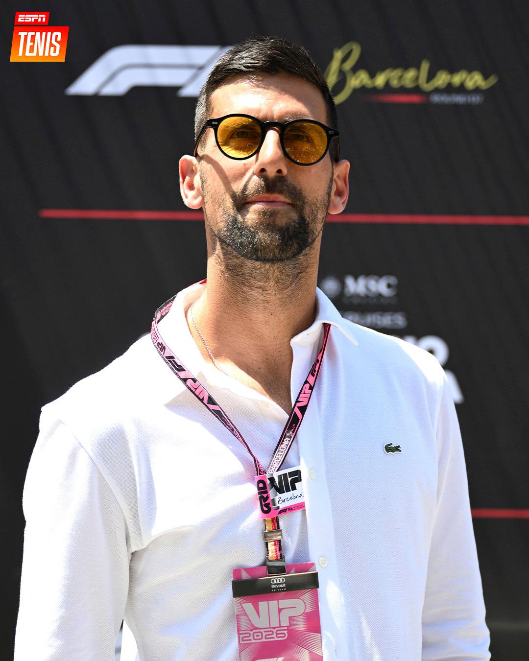 2026 F1巴塞罗那大奖赛挥旗嘉宾——诺瓦克·德约科维奇🏎️ 🏁