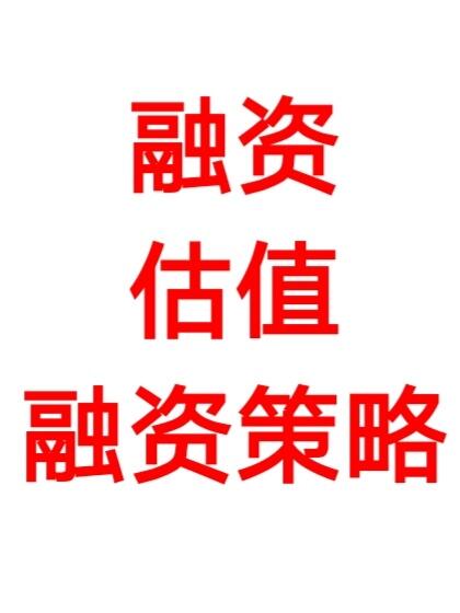 融资？估值？融资策略