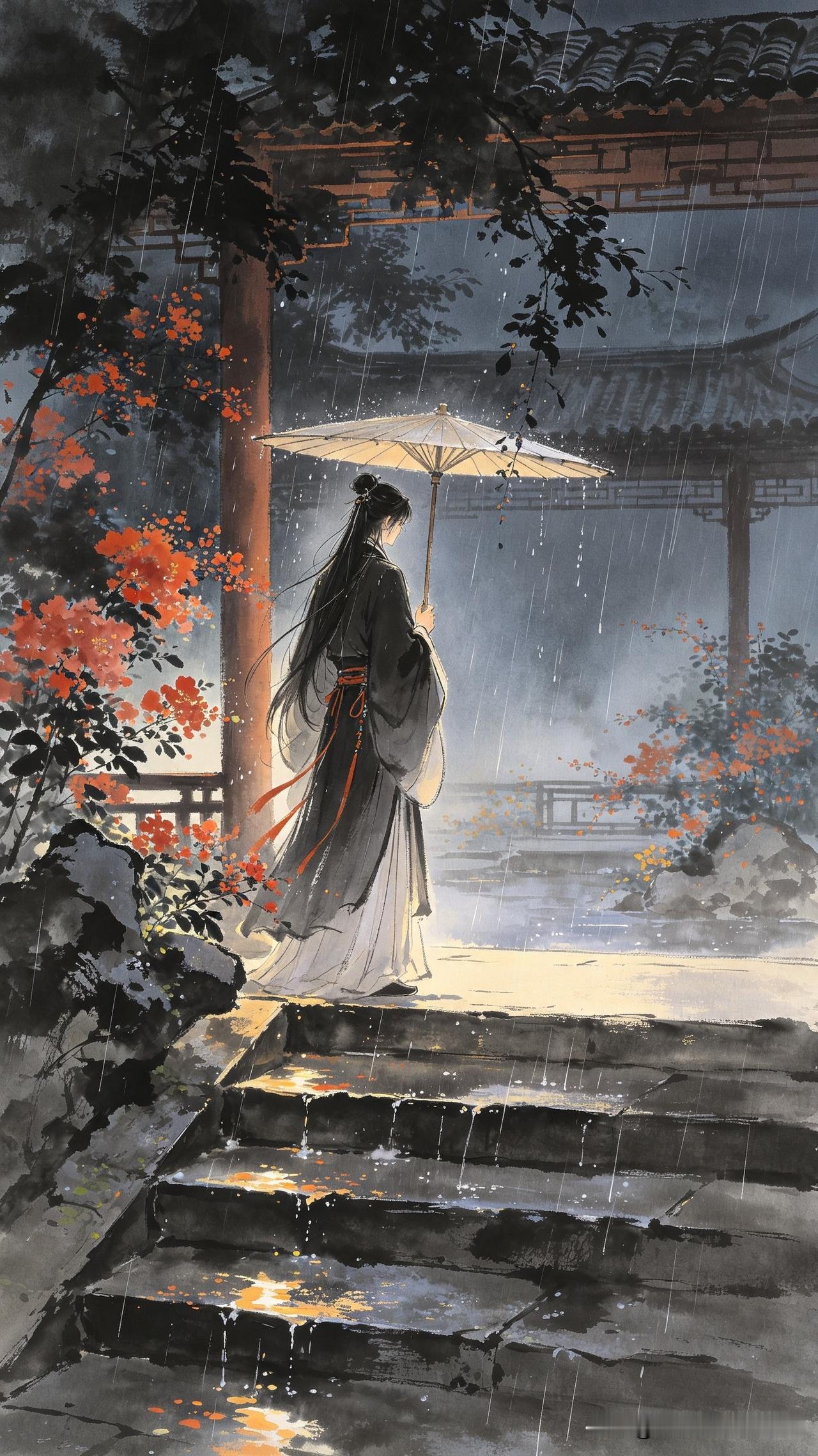 花开不必待人看，
花落何曾问客愁。
若解荣枯皆偶尔，
     
…………请师友