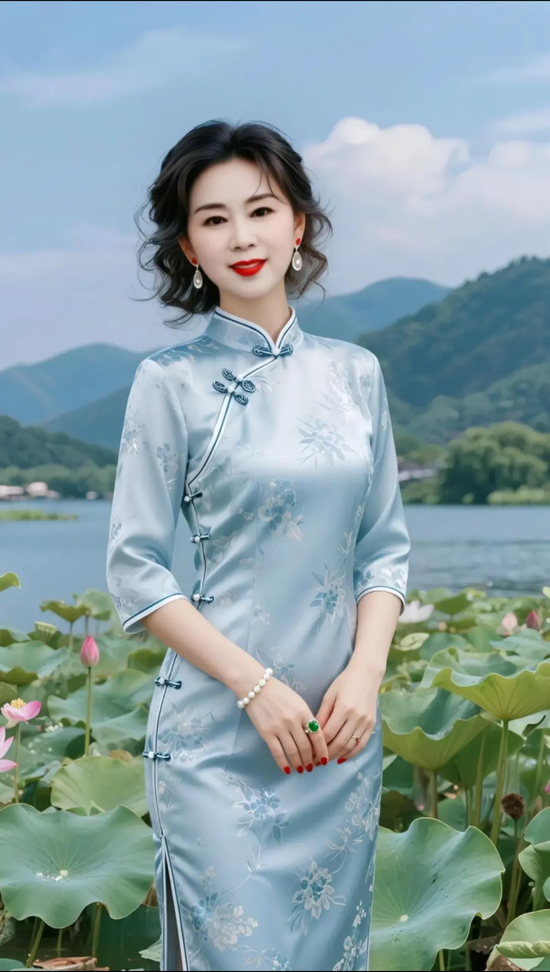 AI温婉旗袍写真 ai创作