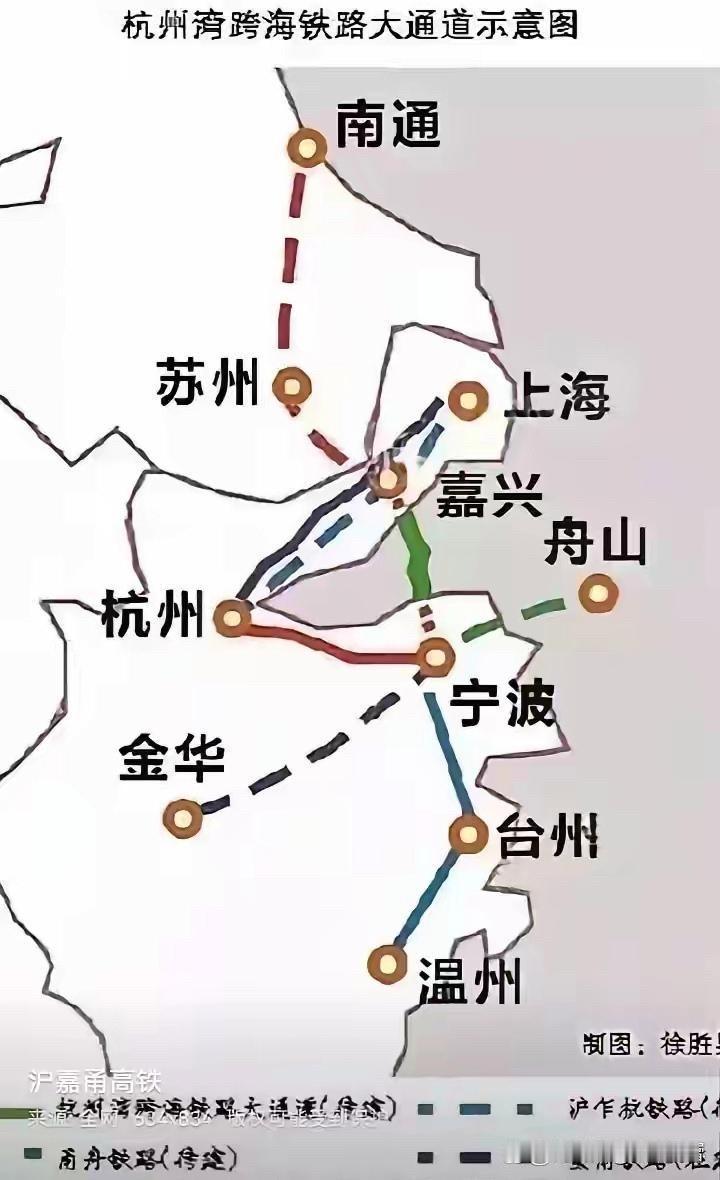 通苏嘉甬高铁不只是通宁波嘉兴上海
宁波杭州：不用绕上海通达苏州南通
宁波：不用绕