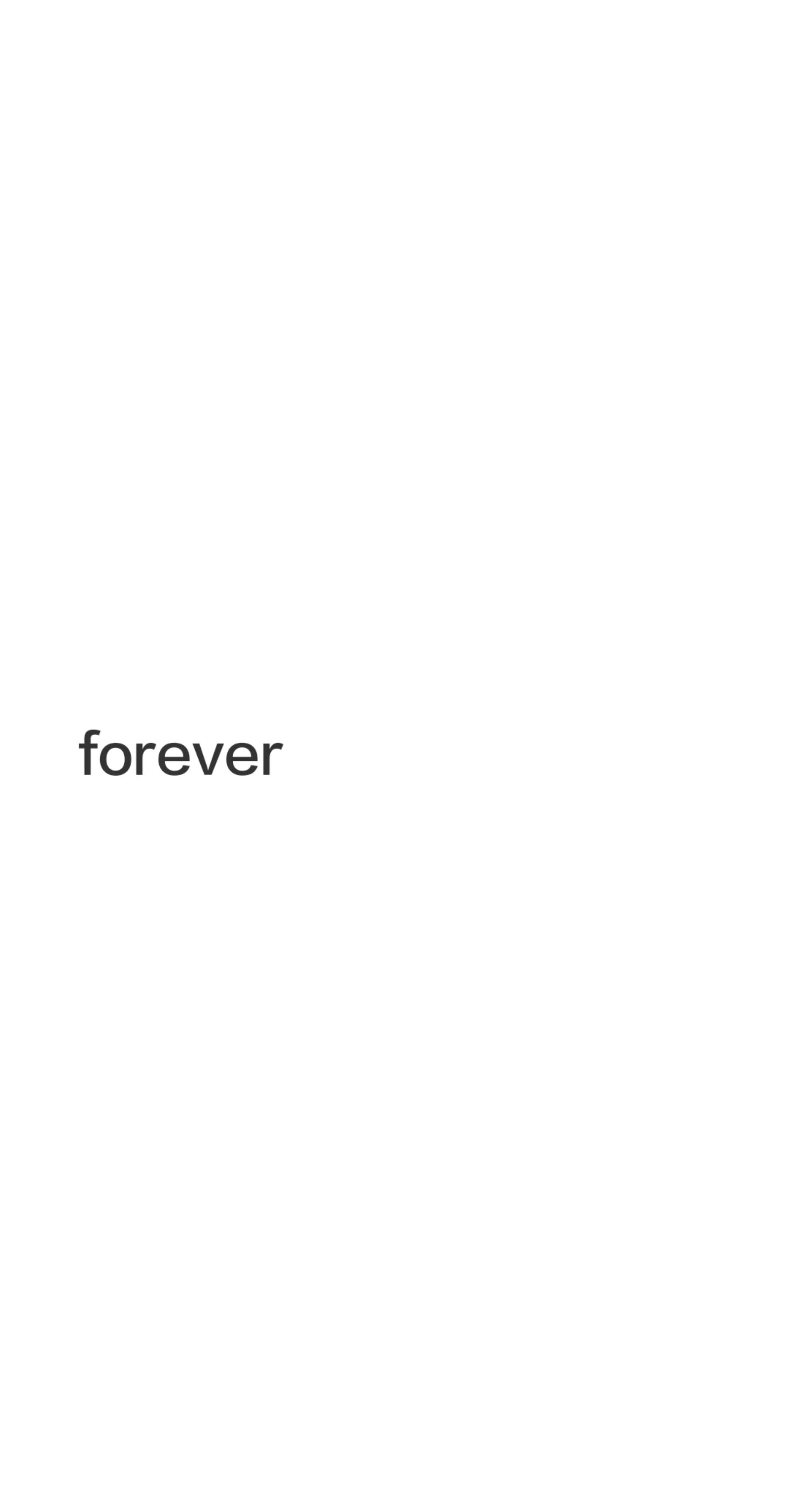 forever