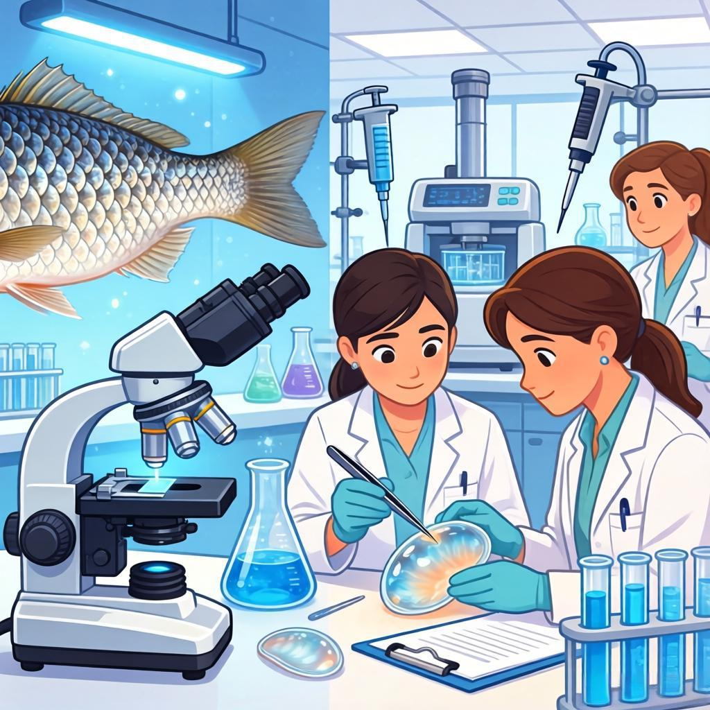 【西班牙研究人员利用鱼鳞研发人工角膜 】西班牙格拉纳达大学10日发布新闻公报说，