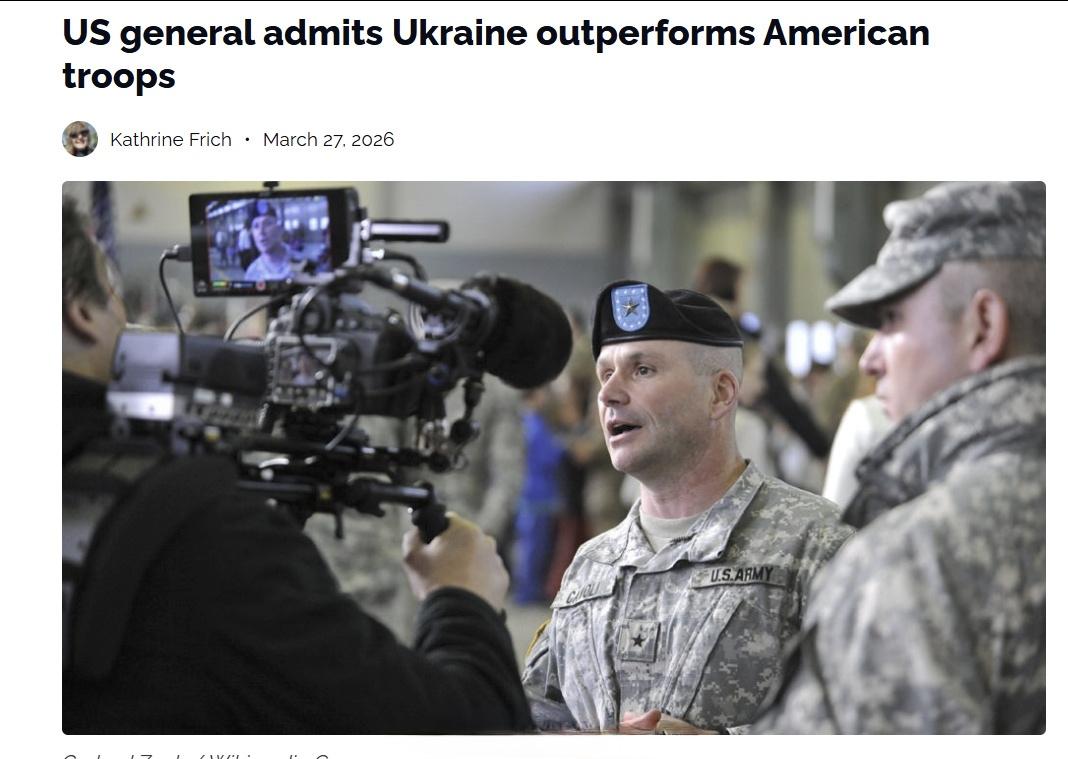 美军欧洲司令部司令兼任欧洲北约盟军最高司令克里斯托弗·杰拉德·卡沃利将军表示，乌