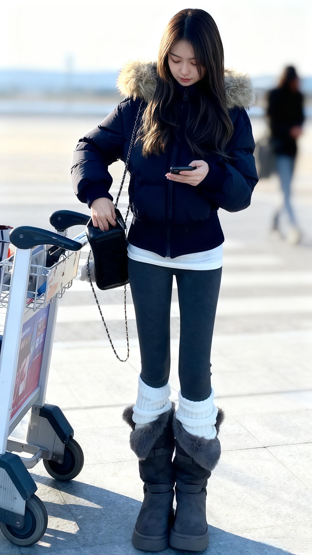 每日搭配分享👗时尚穿搭 时装爱美穿搭时尚潮流 章若楠冬日韩系女主感 穿着得体是