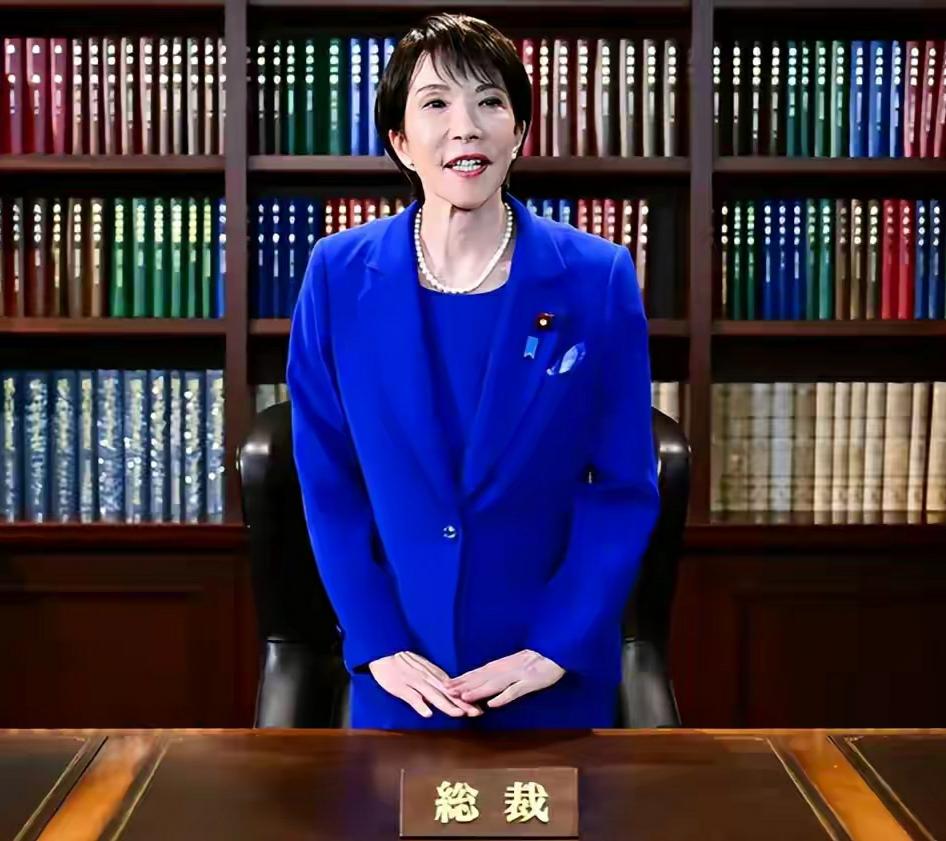 日本终于出现了第一位女首相，这真是男女平等的表现，比美国还先进。
这位女首相早苗