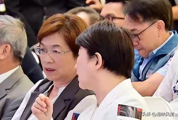 王惠美、卢秀燕昨天同框不时交头接耳引关注，她们会谈些什么？这是卢秀燕上次替魏平政