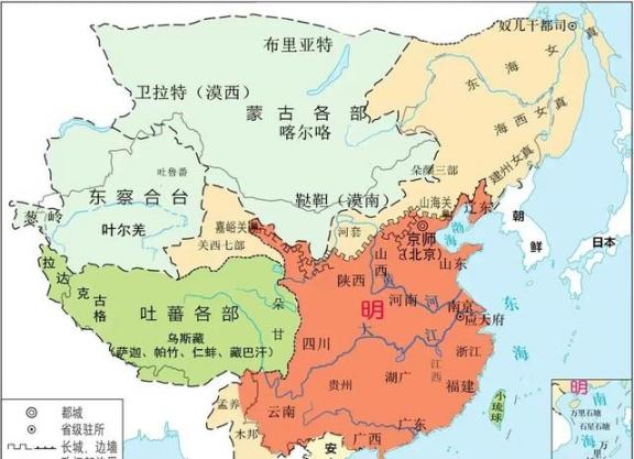 有些人说明朝疆域大部分时间和宋朝差不多，都是300多万平方公里，或者明朝就是大号