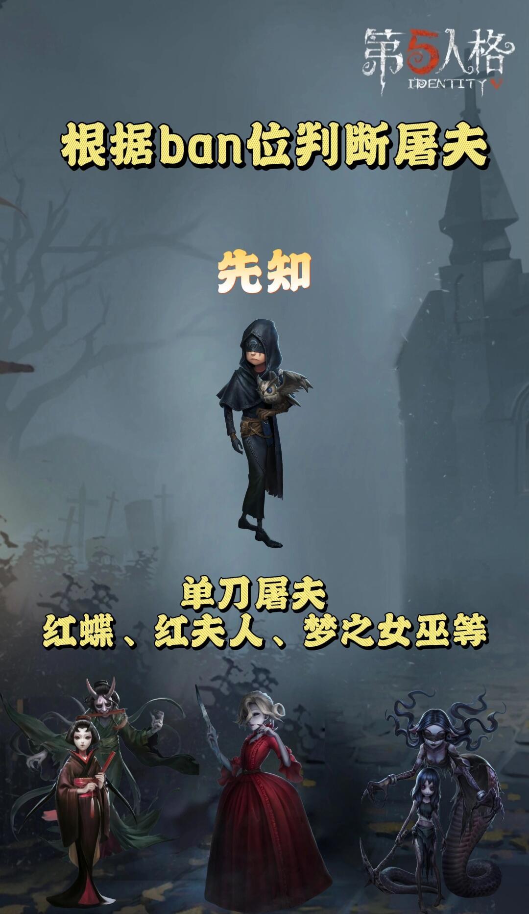 如何根据ban位判断屠夫 
