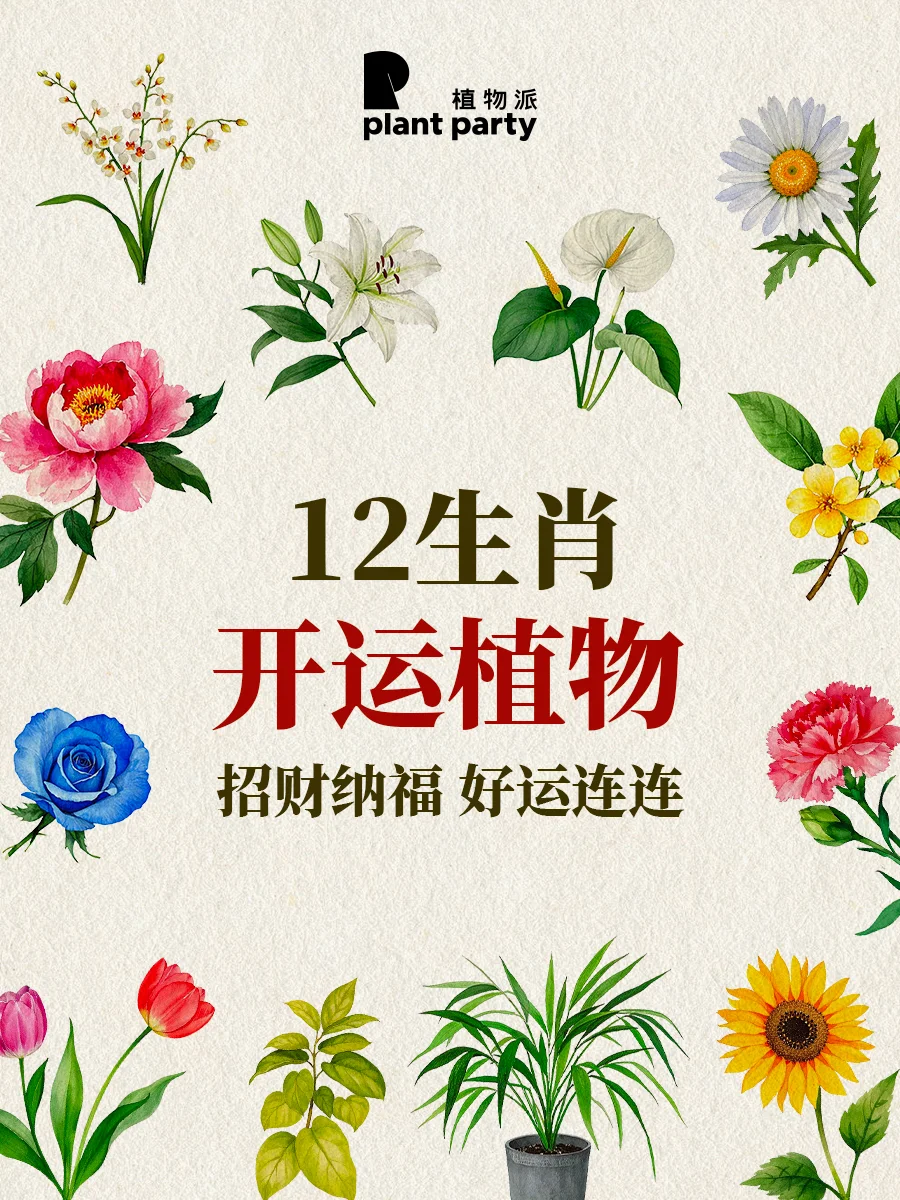 2025🔥12生肖养什么植物招财💰