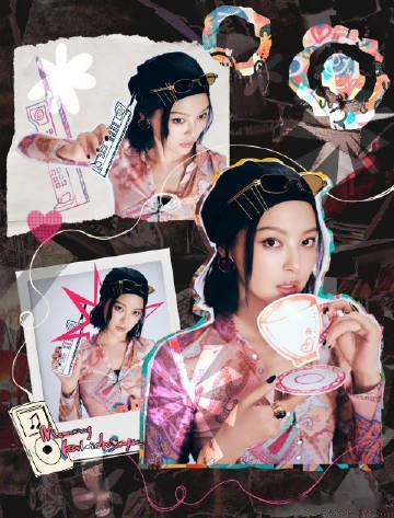 辛芷蕾千玺辣妹风辛芷蕾模仿王菲穿搭 ​​​辛芷蕾千玺辣妹风穿搭现身喜人2 ​​​