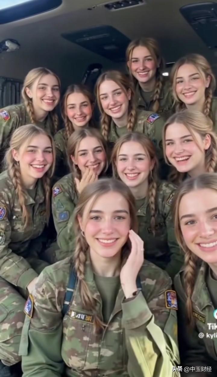 美军女兵笑容更多，可能和美国整体文化有关。有研究显示，美国女性微笑频率比男性高出