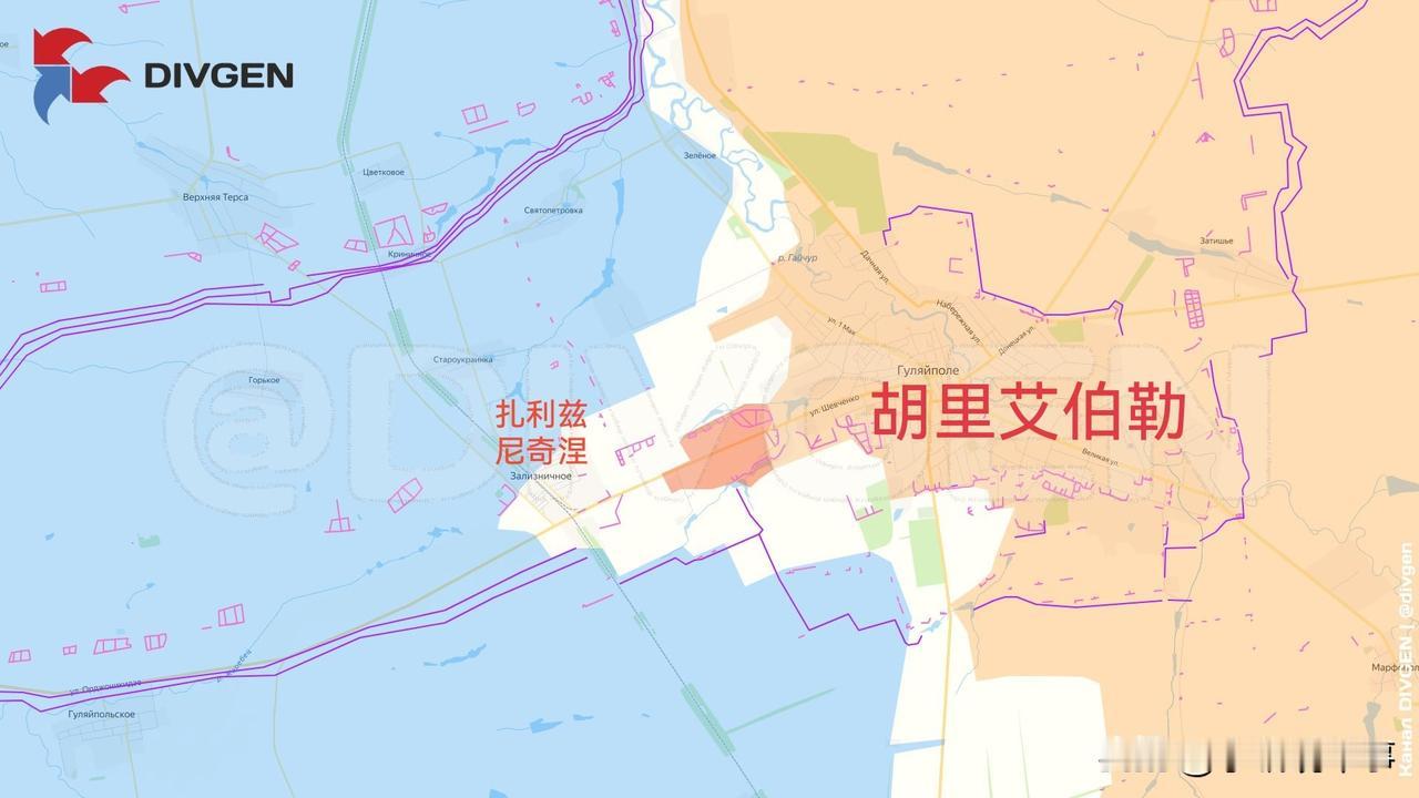 2026年1月1日箭头社更新俄乌战报：

图一：俄军已推进至扎波罗热州城市胡里艾