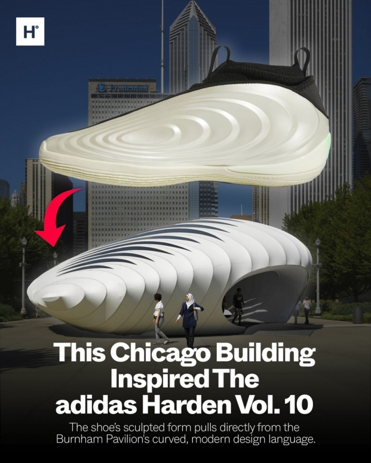 神还原！哈登￼个人第10代签名鞋Harden Vol.10造型独特，而他的设计灵