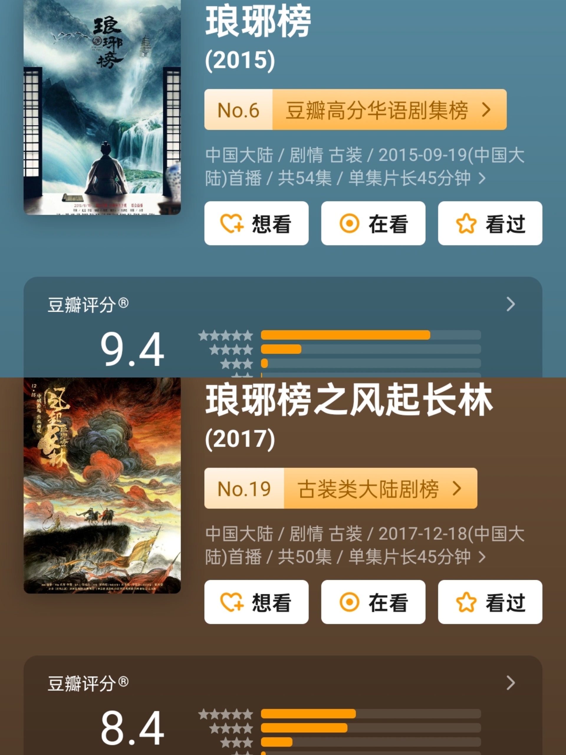 【哪些古装剧能达到】你印象中哪些古装剧可做到续集剧没大翻车↓▼一部剧能够达到上一