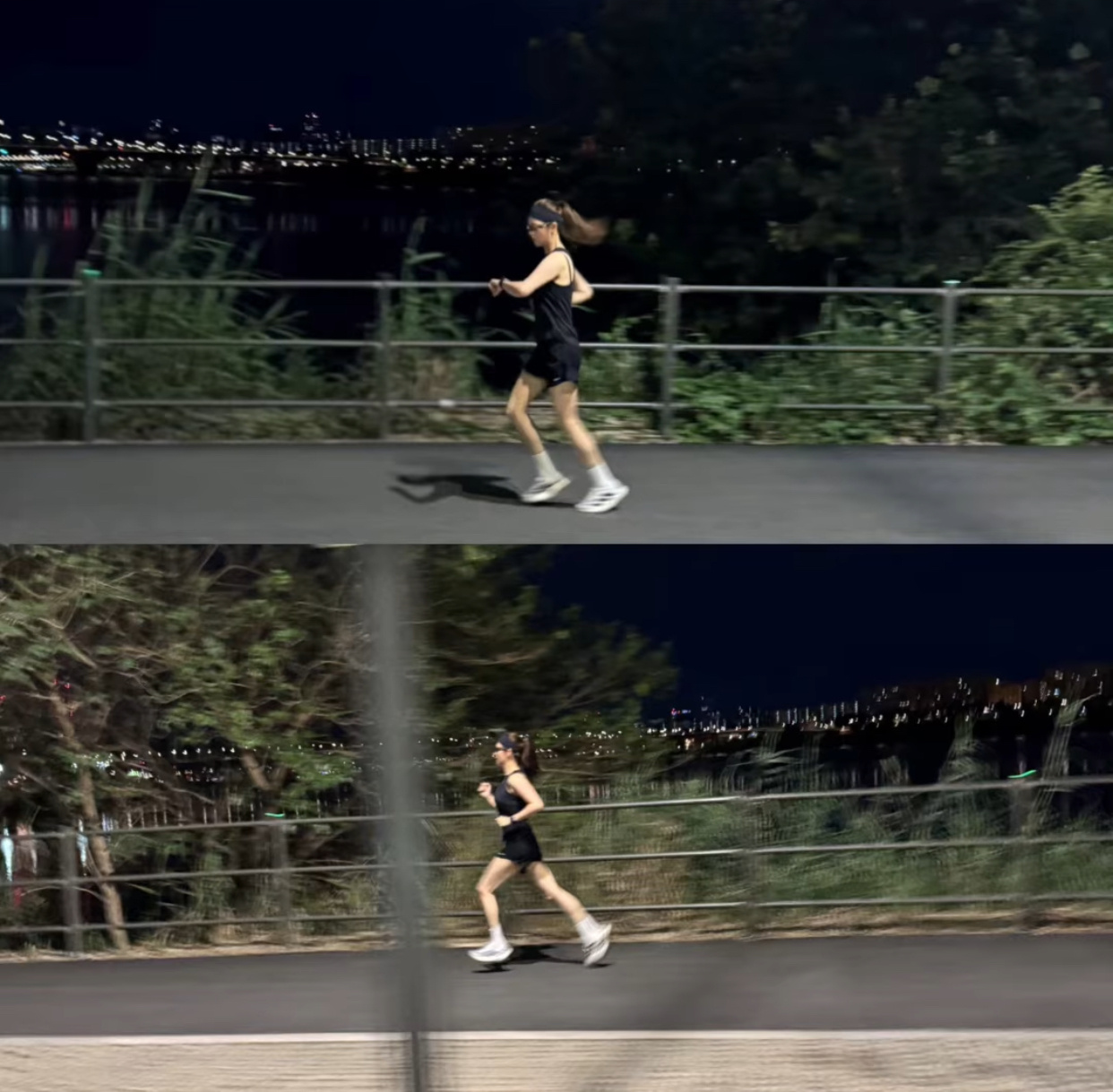 jy_piece ins story又又又又又又是在夜跑怎么这么自律一女人 