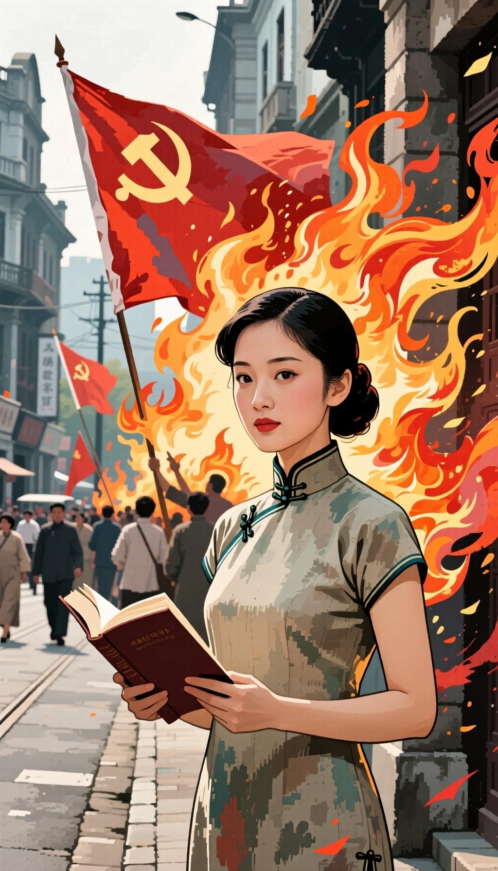 在那个战火纷飞、风云变幻的年代里，有一位女性，她用生命诠释了什么叫做坚贞不屈、信