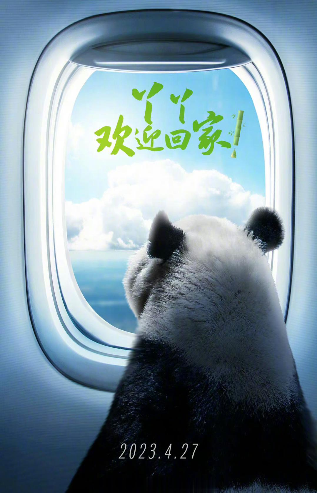 #一起欢迎丫丫回家# 转发这条微博你的昵称后面就会出现一只大熊猫，一起接丫丫回家