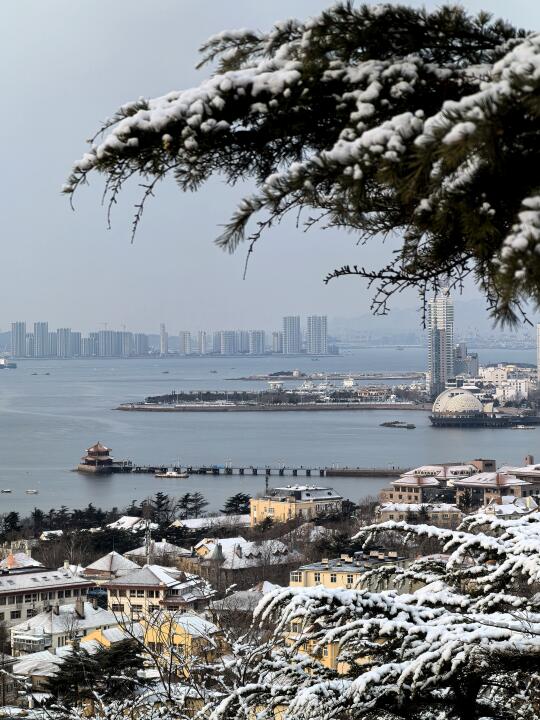 青岛热化了，看看雪景也可以解暑吧
