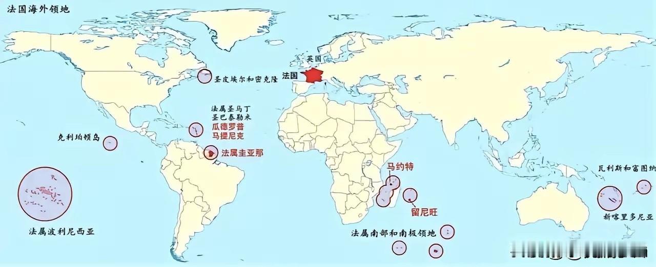 法国本土有55万平方公里，海外领土高达12万平方公里，再加上海外领土的海洋专属经