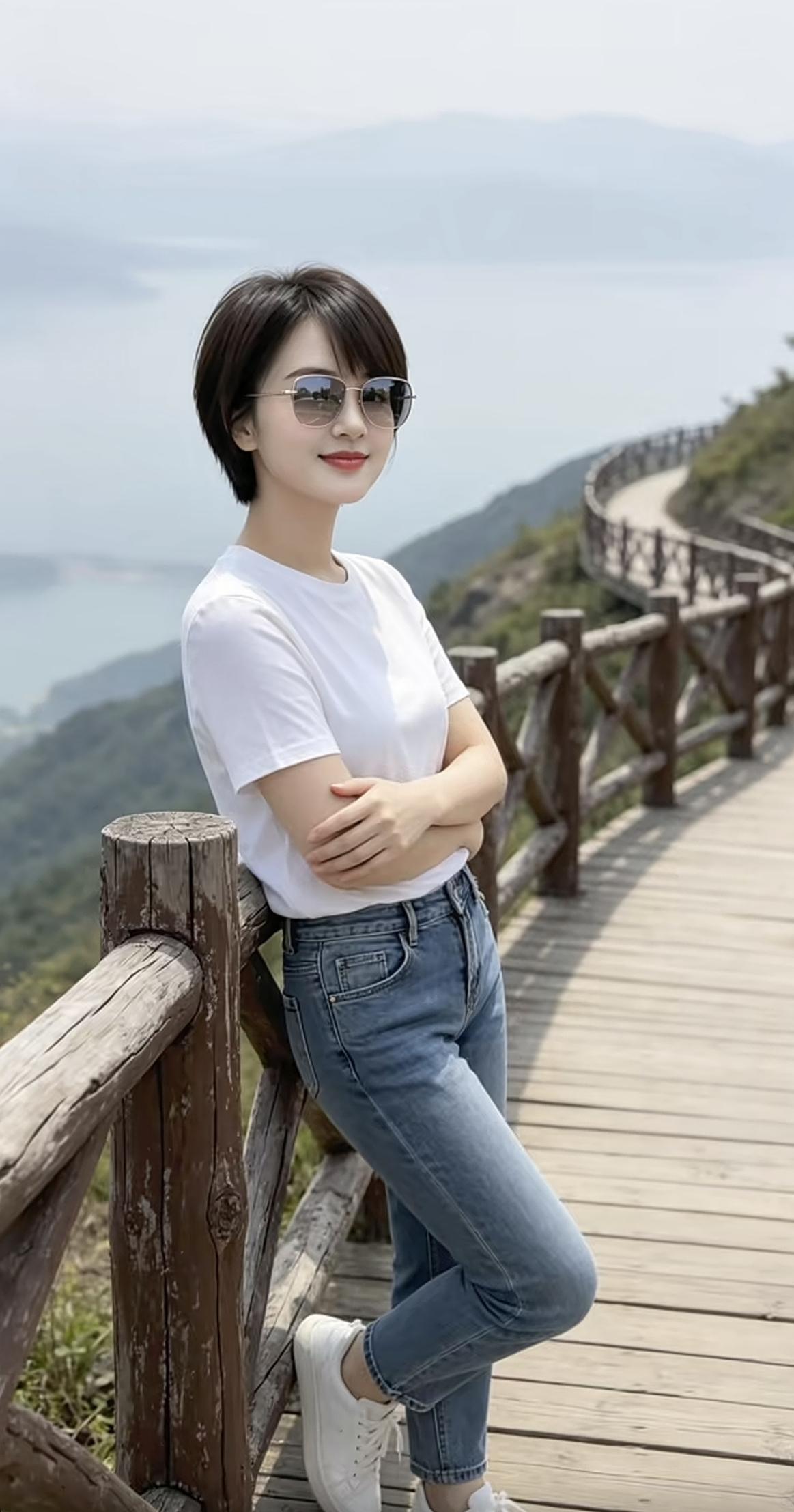 美丽的景色，美丽的你