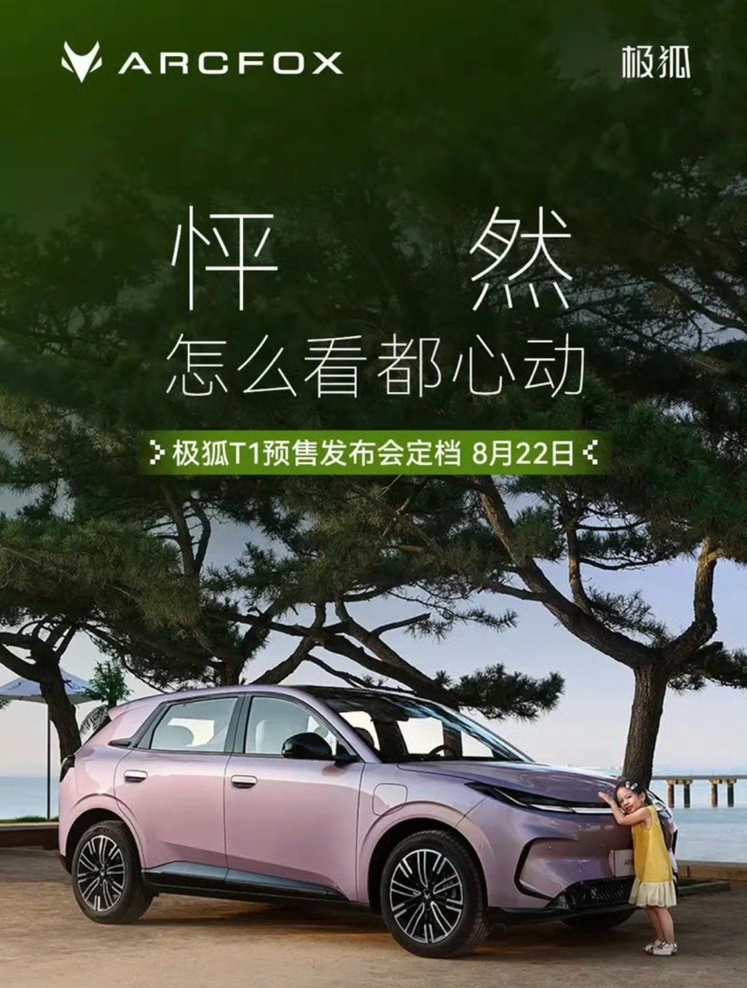 【北汽极狐T1车型开启盲订 将于8月22日开启预售】日前，ARCFOX极狐官方发