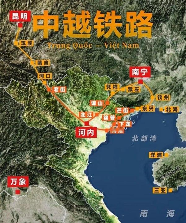 重磅！中越跨境铁路迎来关键节点！12月19日，老街－河内－海防铁路第一部分工程正