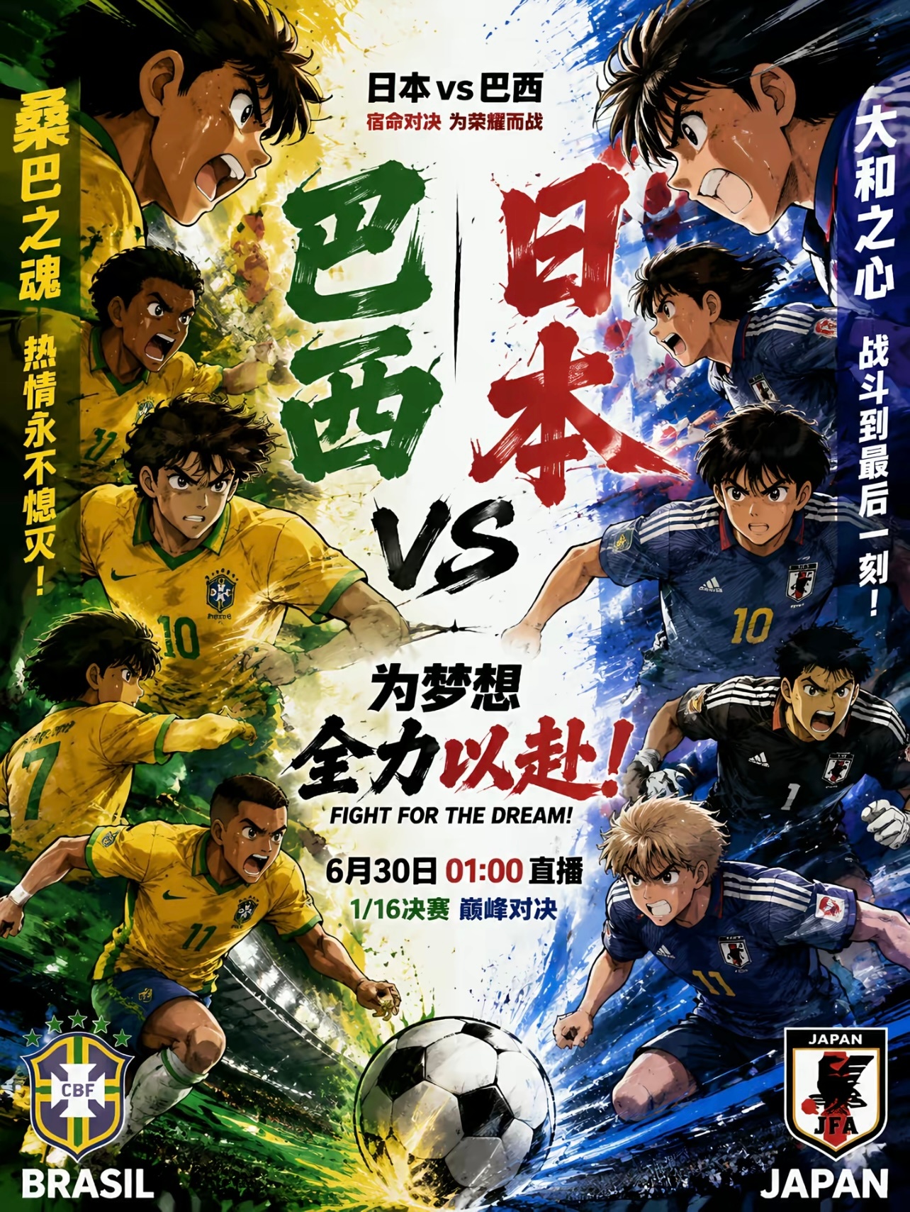 ⚽️高桥阳一1981年封神之作《足球小将》，纸上绿茵终赴现实赛场。少年初心不改，