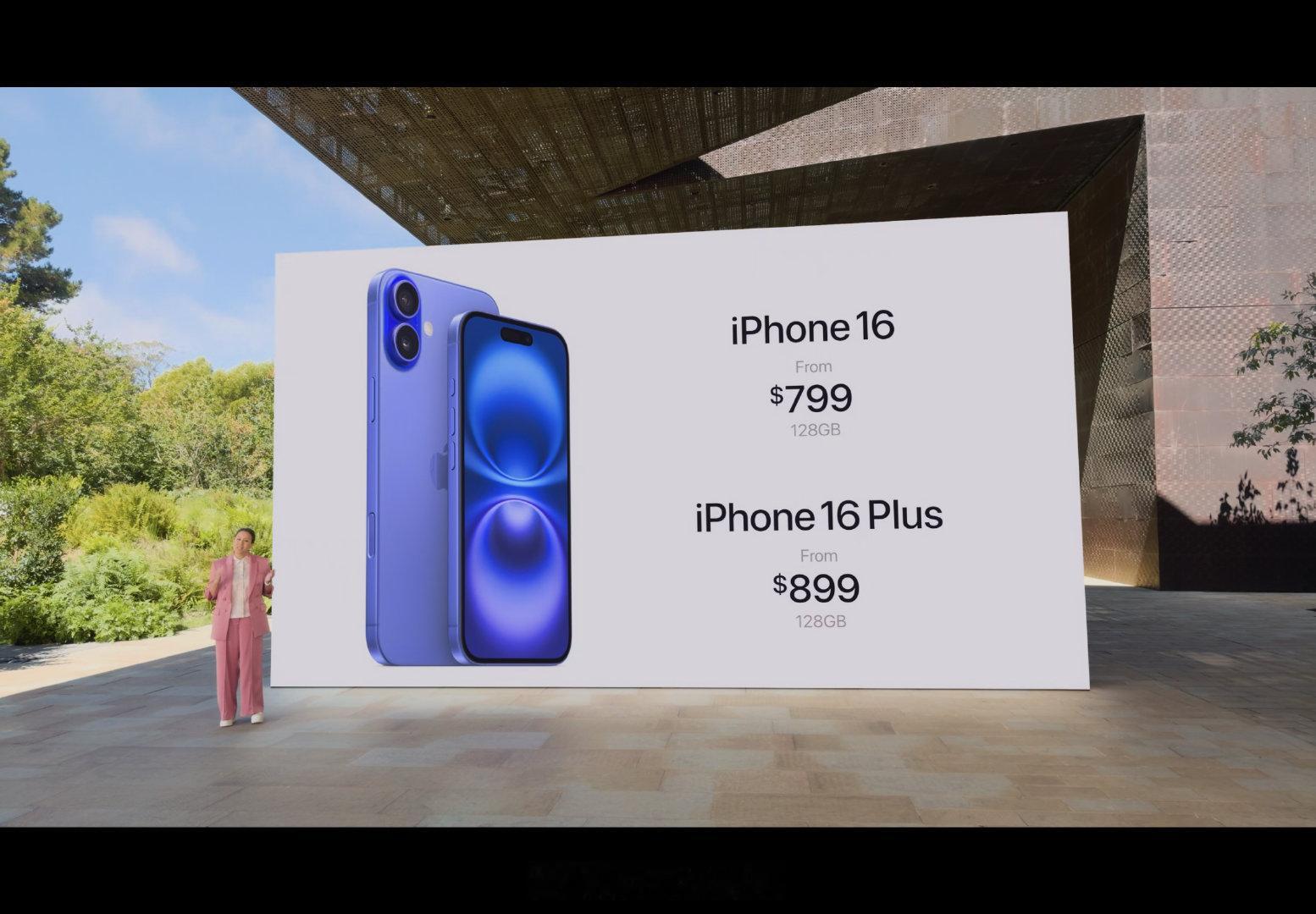 【#iPhone16系列仍有128GB储存容量#】今夜#苹果发布会# 上，公布了