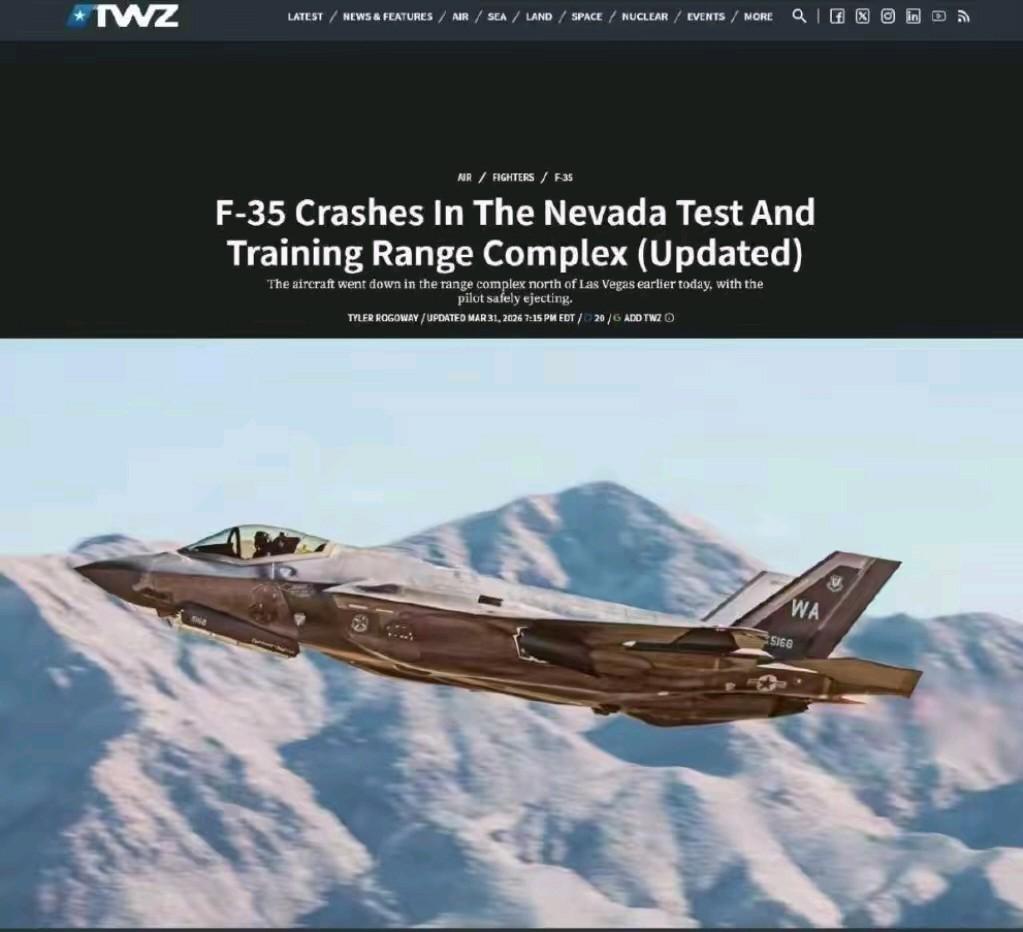 F-35又掉了一架，几个亿又没了！