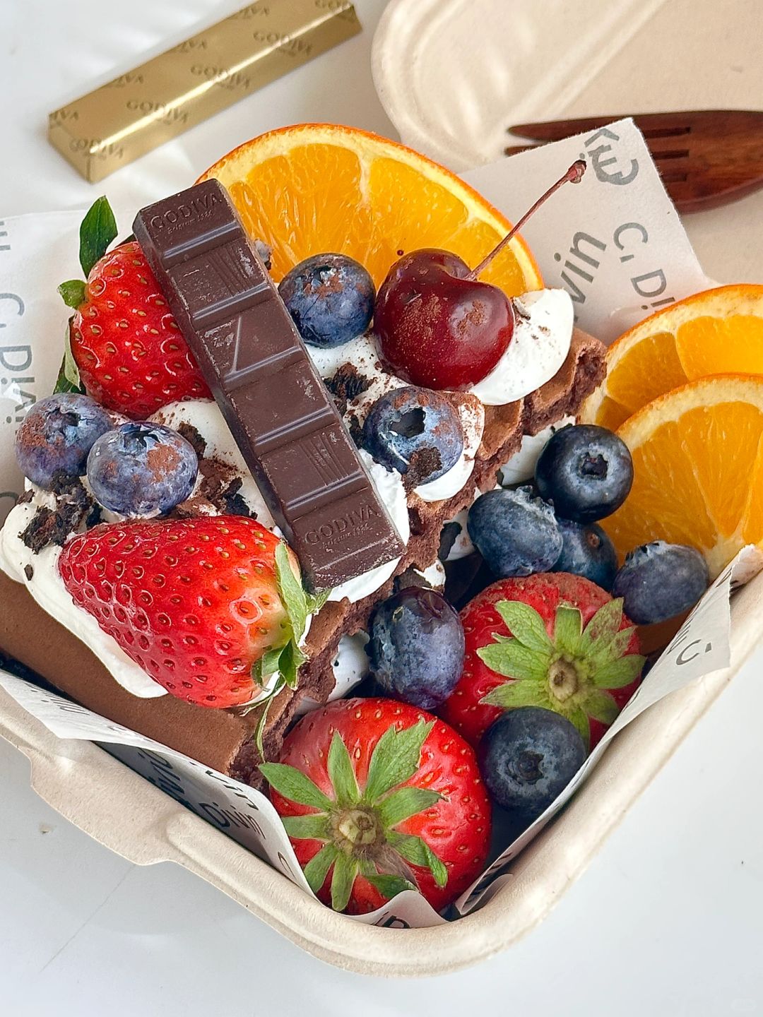 brunch｜🍓🫐🍊🧇超元气便当盒子蛋糕