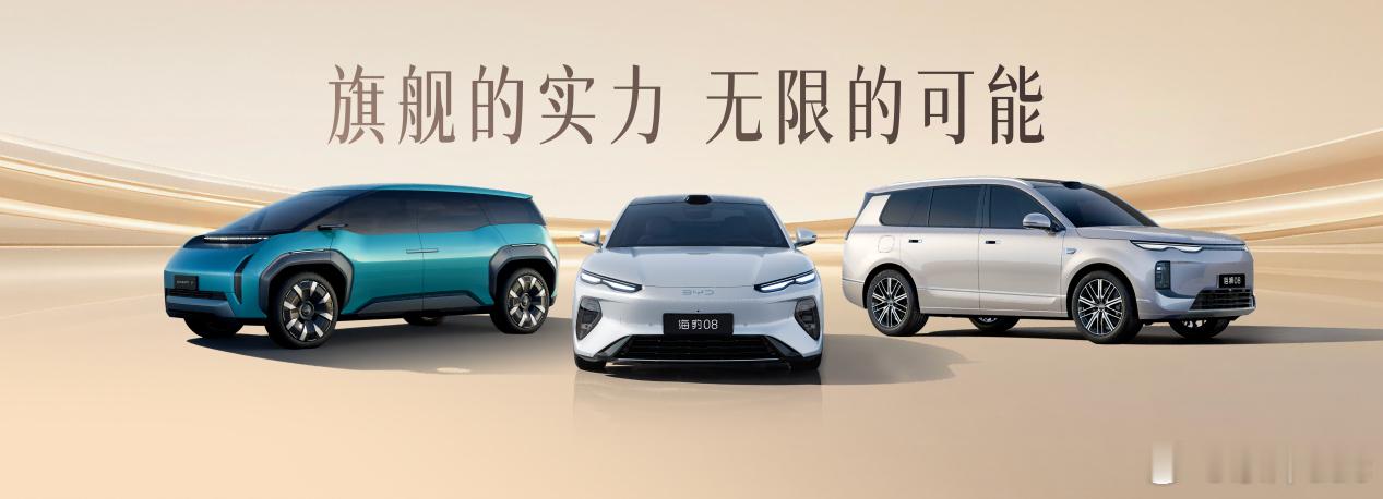 比亚迪海洋网，海豹08、海狮08双旗舰亮相，价格30-35万元，二季度起陆续上市